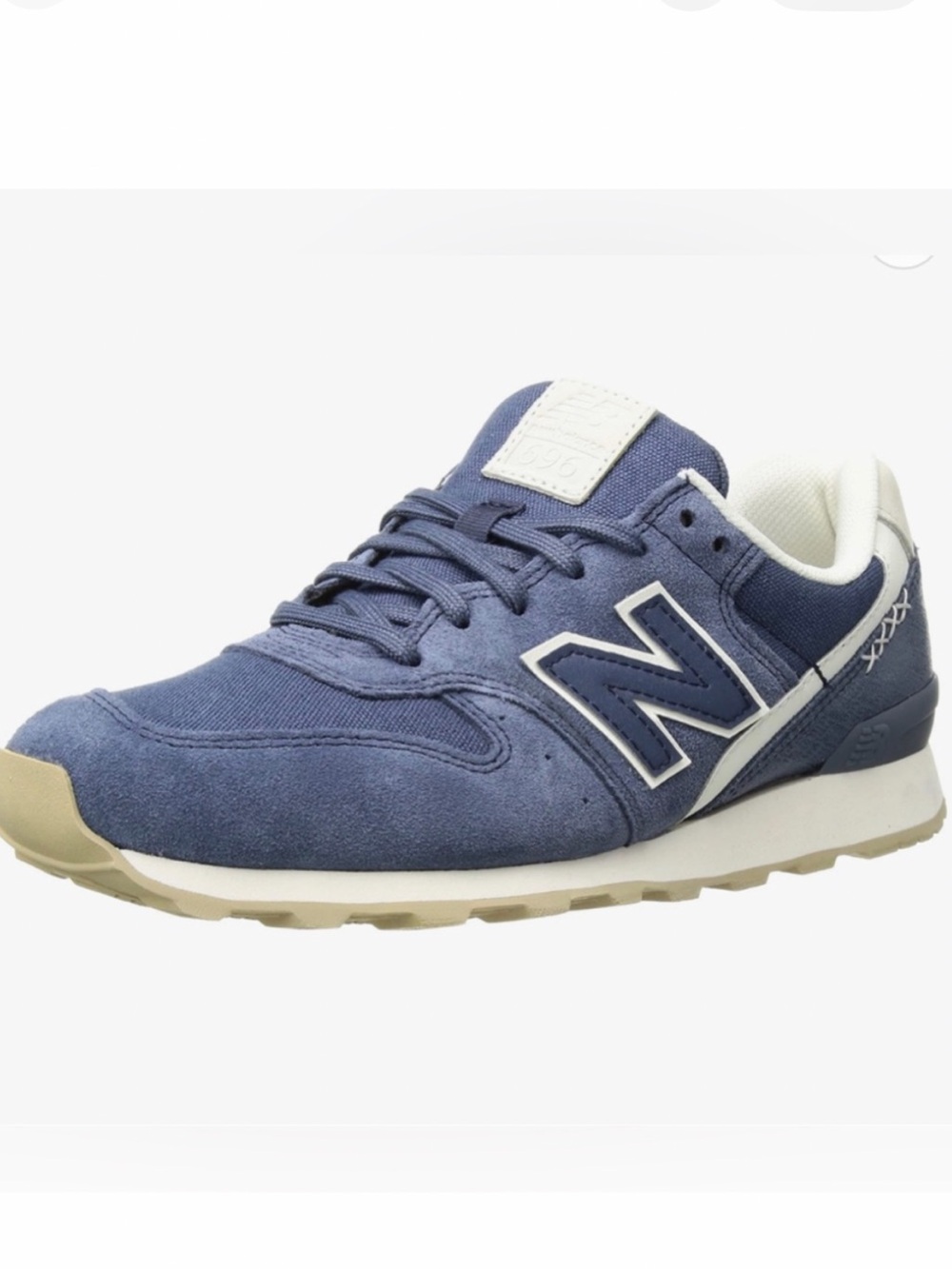 NWOT - NEW BALANCE Women’s 696 Running Sneaker in Blue Suede Leather - Picture 2 of 8